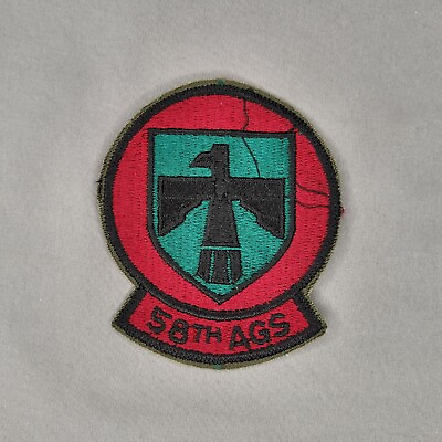 #ad US Air Force 58th AGS Patch Aircraft Generation Squadron Embroidered Eagle USAF $11.74