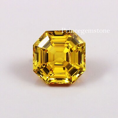 #ad 9 Ct Loose Gemstone Natural Yellow Sapphire Excellent Cut Certified 1 Pcs P511 $12.59