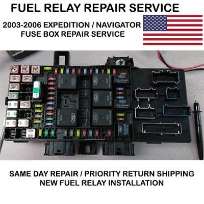 #ad 2004 Ford Expedition Fuse Box REPAIR SERVICE Fuel Pump Relay Repair PLEASE READ $68.04