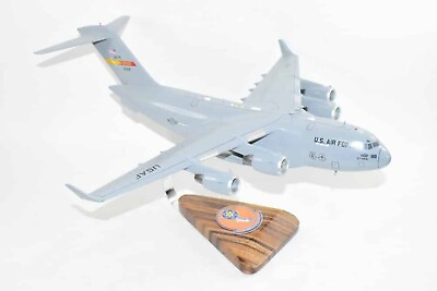 #ad 58th Airlift Squadron Moose Altus C 17 Model 1 116th Scale Mahogany Cargo $359.00