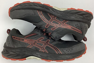 #ad ASICS Men#x27;s Gel Venture 9 Athletic Trail Running Shoes Gray Red Size 10 $50.00