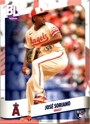 #ad Jose Soriano 2024 Topps Big League #74 RC Rookie Los Angeles Angels $0.99