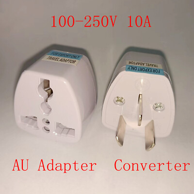 #ad 10 x US UK EU Universal to AU AC Power Plug Adapter Travel Converter Australia $9.99