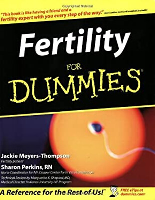 #ad Fertility for Dummies® Paperback Sharon Meyers Thompson Jackie $6.65