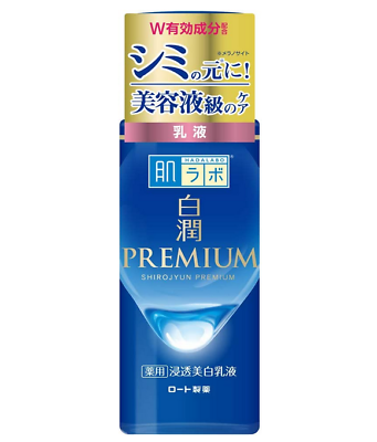 #ad New JAPAN Rohto Hadalabo Shirojyun PREMIUM Whitening Milky Emulsion Lotion 140mL $19.98