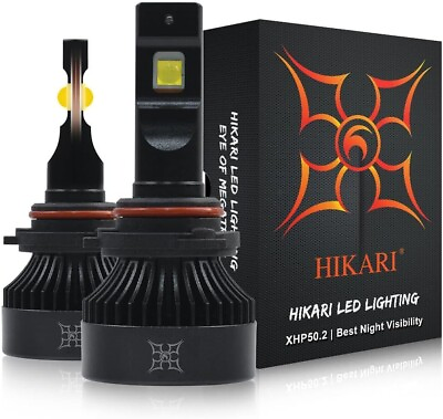 #ad Hikari VisionPlus 9012 HIR2 LED Head Lights 15000LM Dual Beam 30W 6000K White $82.97