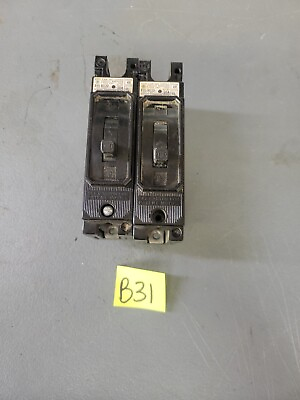 #ad LOT OF 2 WESTINGHOUSE ITE CIRCUIT BREAKERS 20A 1 POLE UNIT EHB1020 EH1 B020 $16.00