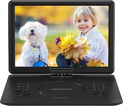 #ad DBPOWER 16.9quot; Portable DVD Player W 14.1quot; HD Swivel Screen Rechargeable Player $69.99