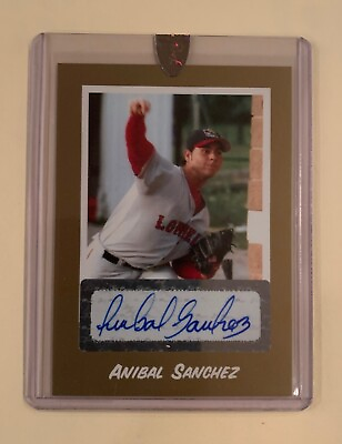 #ad ANIBAL SANCHEZ 2004 *GOLD* Factory Sealed Certified AUTOGRAPH Rookie RC xx 50 $9.95
