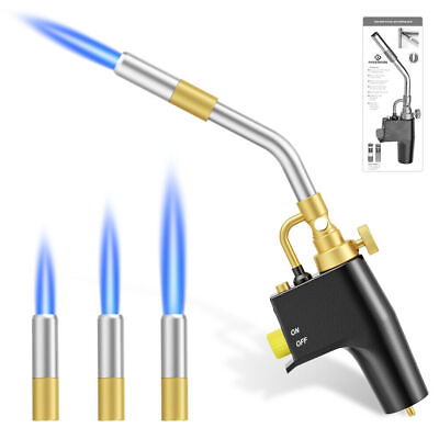 #ad For TS8000 Trigger Start Mapp Gas Torch High Intensity Propane Torch Brazing Kit $36.76