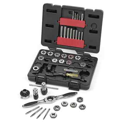 #ad GearWrench 3885 42 Pc. SAE Ratcheting Tap and Die Set $166.43
