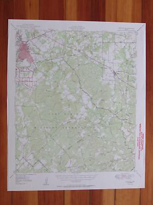 #ad Zephyr Texas 1950 Original Vintage USGS Topo Map $39.95