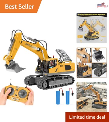 #ad Excavator Toys 680 Degree Turning 2 Batteries Birthday Gifts Ages 3 8 $78.82