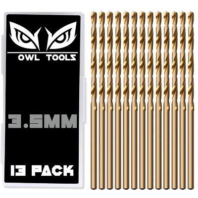 #ad 3.5mm Cobalt Drill Bits 13 Pack of M35 Cobalt Drill Bits with Storage Case ... $20.62
