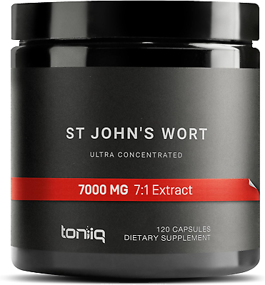 #ad 1000Mg Ultra High Strength St. John#x27;S Wort Capsules Non Gmo 7X Concentrated $38.56