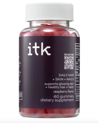 #ad ITK Daily Hair Skin Nails Vitamin Supplement Gummies with Biotin 60ct EXP 6 2024 $10.57