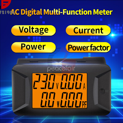 AC 40 400V 100A Digital Voltage Ampere Panel Meter 220V 110V Ammeter Voltmeter $13.31