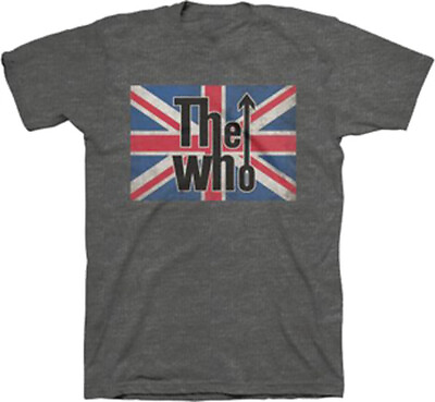 #ad New: THE WHO Union Jack Men#x27;s T shirt S M XL $13.98