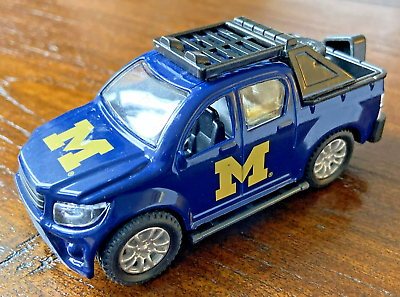 #ad UNIVERSITY OF MICHIGAN WOLVERINES TOY TRUCK DIECAST PULL BACK COLLECTIBLE $14.50