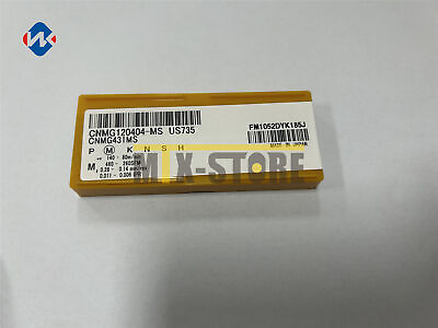 #ad 10pcs Box New Mitsubishi CNMG120404 MS US735 CNMG431MS Carbide Inserts $31.34