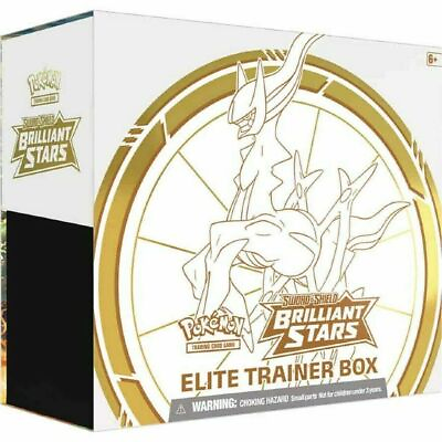 Brilliant Stars Elite Trainer Box Pokemon TCG Sword and Shield SEALED NEW $38.19