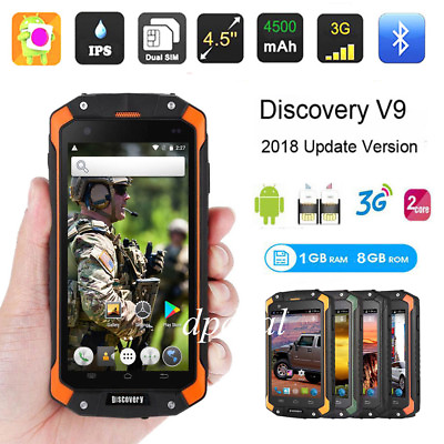 #ad 4 Color Discovery V9 3G Rugged Android Smartphone Dual Core HD Mobile Phone 4.5quot; AU $172.58