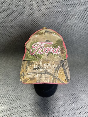 #ad Ford Pink Camo Hat One Size Women’s $15.00