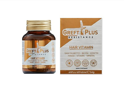 #ad Greft Plus Hair Vitamin for Hair Anti Loss Hair Supplement 60 Tablets FDA Appr $60.00