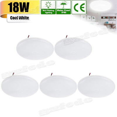 #ad 5X LED Ceiling Down Light Slim Flush Mount Kitchen Lamp Home Fixture Bright $32.99