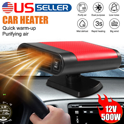 #ad 12V 800W Car Heater Portable Electric Heating Fan Defogger Defroster Demister US $28.99
