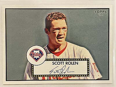 #ad 2006 Topps #x27;52 Scott Rolen 1952 Debut Flashback #DF7 Baseball Phillies HOF $1.99