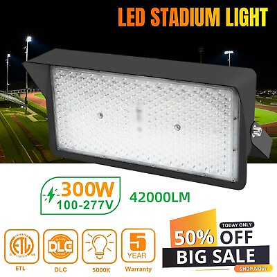 #ad 1500 Watt equivalent 36000 Lumens 120° Black LED Stadium Light 4000K Daylight $68.00