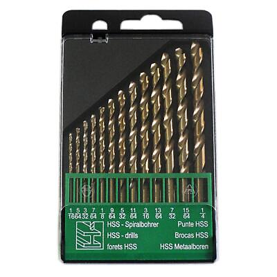 #ad 13 Piece M35 Cobalt Drill Bit Set for Hard Metal Stainless Steel 1 16 Inch ... $24.77
