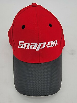 #ad Snap On Tools Adjustable Strap Red Black Authentic National Premium Cap Hat $9.97