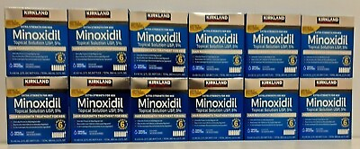 #ad Kirkland Minoxidil 5% X Strength Men 1 12 Boxes Each Box Contains 6 Months $54.95