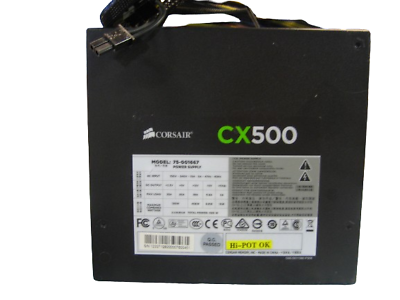 #ad #ad Corsair CX500 500W Desktop Power Supply PSU 75 001667 $50.00