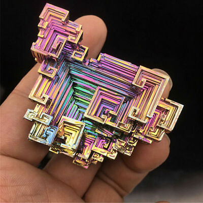 #ad Rare Rainbow Titanium Bismuth Specimen Mineral Gemstone Crystal Mineral Rock US $3.22