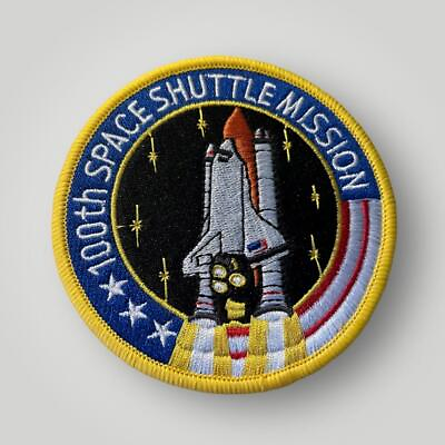 #ad NASA 100th Space Shuttle Mission Tactical Patch Embroidered $4.89