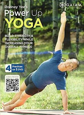 #ad #ad Power Up Yoga Rodney Yee 4 workouts DVD VERY GOOD $4.04