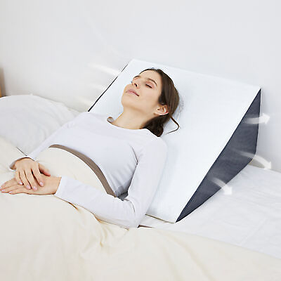 #ad Sleeping Sleep Bed Wedge Pillow Orthopedics Memory Foam Elevated Support 24Inch $44.99