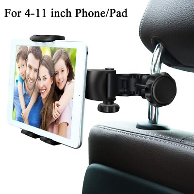 #ad Universal Car Back Seat Headrest Phone Holder Mount for iPad Tablet iPhone 4 11quot; $9.99