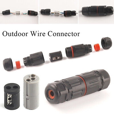 #ad Waterproof Junction Box Case Electrical Cable Wire Connector Outdoor 240V Mains $2.21