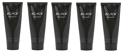 #ad **PACK OF 5** BLACK by Kenneth Cole for MEN 3.4 oz 100 ml HAIR and BODY WASH New $19.95
