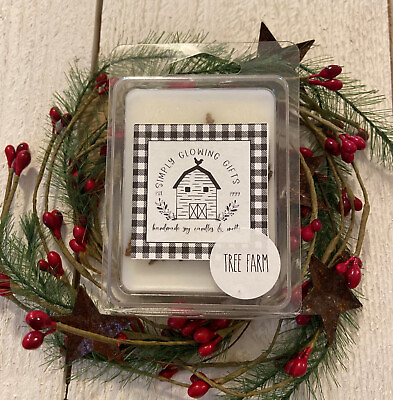 #ad Tree Farm scented soy wax clamshell tart melts Farmhouse style $6.00