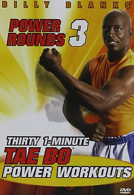 30 Power Rounds: 30 1 Minute Tae Bo Power Workouts Billy Blanks DVD $10.59
