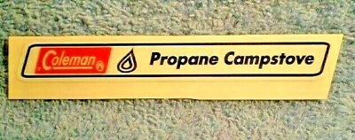 #ad Coleman Sticker Canadian Propane Campstove D70 The Outdoor Company $8.95