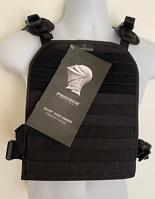 #ad PROTECH TACTICAL Plate harness P PLTHARN 8X10 Black Molle Adjustable Buckle $50.00