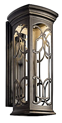 #ad Kichler 49229OZLED Franceasi 25quot; LED Outdoor Wall Light Olde Bronze $349.99