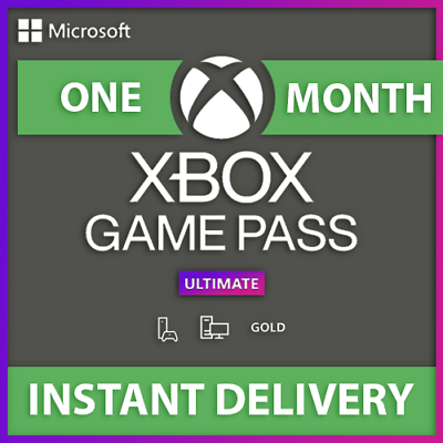 Xbox Game Pass Ultimate Code 1 Month Live Gold Existing Users Instant $2.70