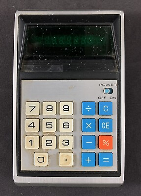 #ad Vintage Calculator Serial No. 109082 Made in Japan $8.95